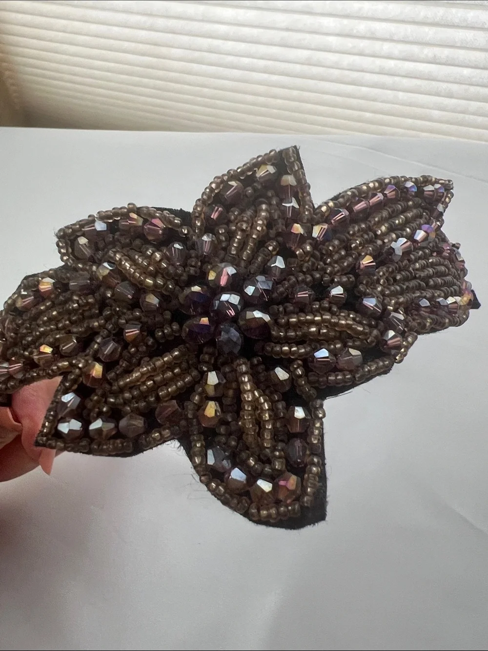 Black and Brown Beaded Butterfly Headband - Women's Hair Accessory Set of 3